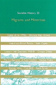 Front cover of Socialist History, 23
