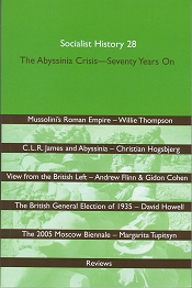 Front cover of Socialist History No 28